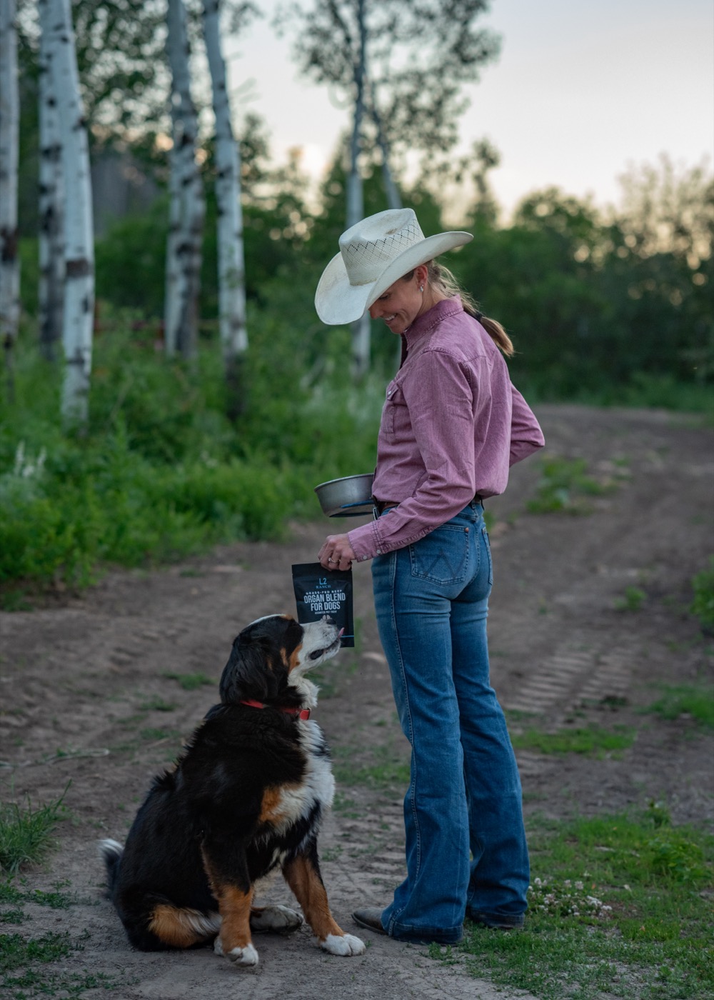 Chelsey Leavitt with the L2 Ranch organ blend supplement