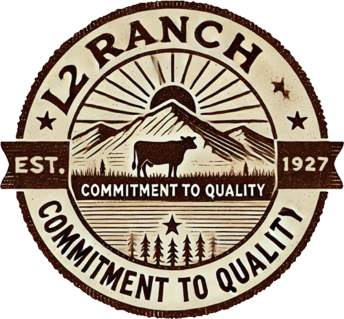 L2 Ranch Commitment Logo - L2Beef